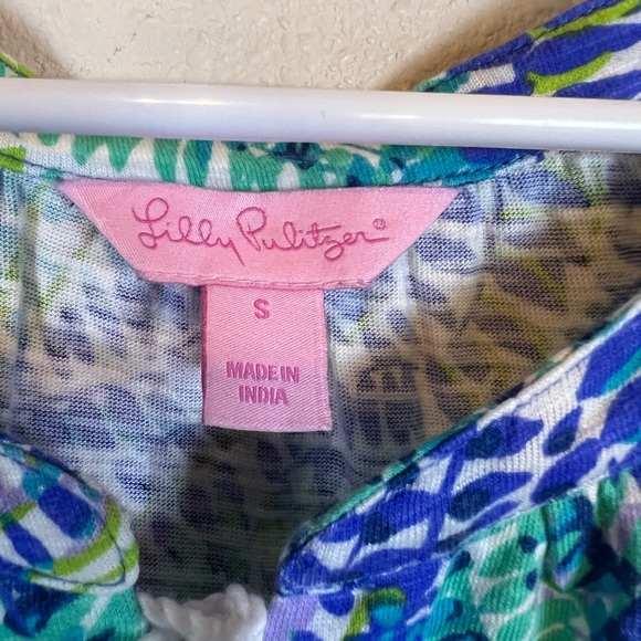 Lilly Pulitzer Vibrant Tropical Tunic Dress. Hassle detailed closure. Size S - Picture 4 of 7